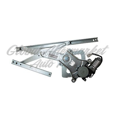 WINDOW REGULATOR FR LH POWER W/SQUARE PLUG/MOTOR