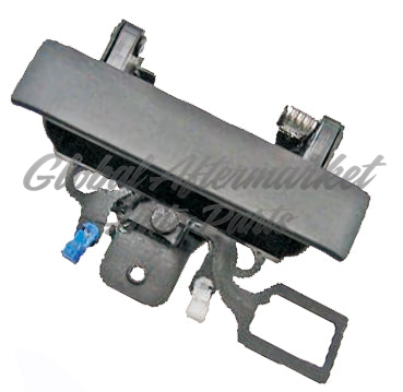 TAILGATE HANDLE TEXTURED BLACK W/KEY HOLE