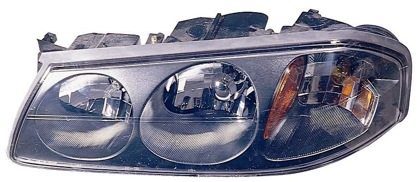 HEAD LAMP LH BLACK BEZEL W/CENTER BULB SHIELD 2000-FEB 5TH 2004 HQ