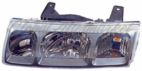 HEAD LAMP LH BLACK RIM HQ