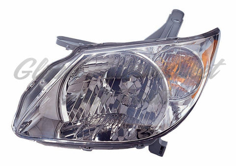 HEAD LAMP LH CHROME HOUSING CAPA