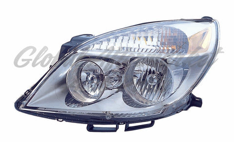 HEAD LAMP LH 1ST DESIGN W/BULB SHIELD FOR HIGH BEAM TO 04/11/07 CAPA