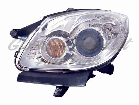 HEAD LAMP LH HID W/O AUTO ADJUST W/AMBER PARK LAMP BULB CAPA