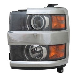 HEAD LAMP LH W/CHROME TRIM CAPA