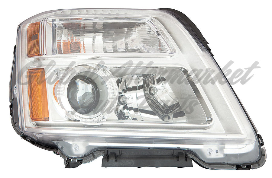 HEAD LAMP LH W/CHROME BEZEL CAPA