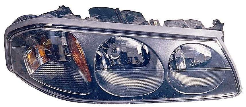 HEAD LAMP RH BLACK BEZEL W/CENTER BULB SHIELD TO FEB 5TH 2004 HQ