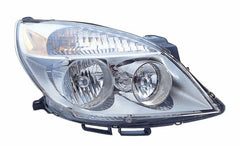 HEAD LAMP RH 1ST DESIGN W/BULB SHIELD FOR HIGH BEAM TO 04/11/07 CAPA