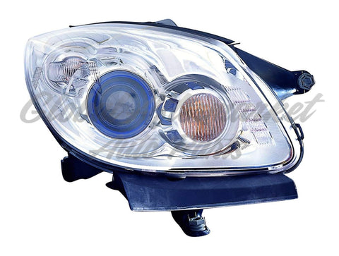 HEAD LAMP RH HID W/O AUTO ADJUST W/AMBER PARK LAMP BULB HQ