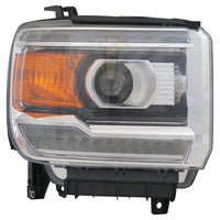 HEAD LAMP RH HALOGEN W/LED CHROME CAPA