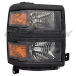 HEAD LAMP RH LS MODEL BLACK CAPA — photo 1