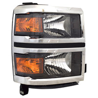 HEAD LAMP RH HALOGEN CHROME W/O PROJECTOR FITS WT/LT MODEL CAPA