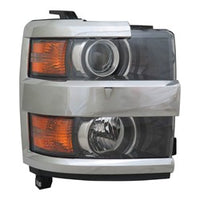 HEAD LAMP RH W/CHROME TRIM CAPA