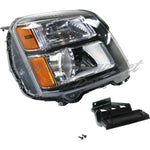 HEAD LAMP RH HALOGEN DENALI MODEL BLACK BEZEL CAPA — photo 2