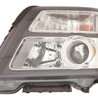 HEAD LAMP RH HALOGEN DENALI MODEL BLACK BEZEL CAPA