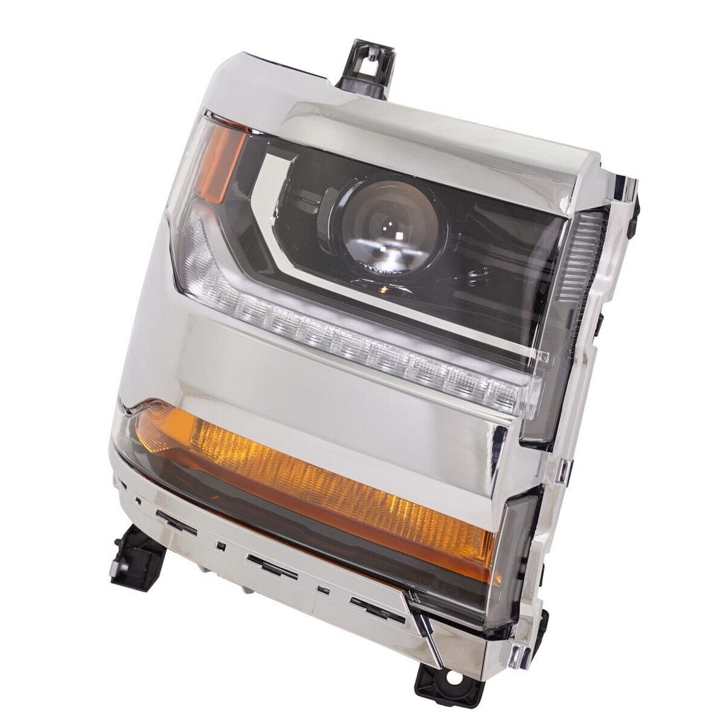 HEAD LAMP RH HID W/CHROME BEZEL CAPA