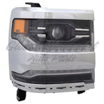 HEAD LAMP RH LED CHROME BEZEL HQ — photo 1