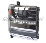 HEAD LAMP RH LED CHROME BEZEL CAPA — photo 2