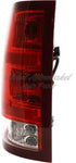 TAIL LAMP LH EXCLUDE BASE/DUALLY/DENALI W/O DARK RED TRIM W/LARGE 3047 BACK-UP BULB — photo 2