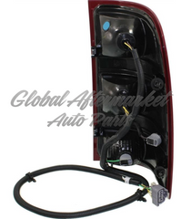 TAIL LAMP LH 2ND DESIGN W/O DARK RED TRIM W/SMALL BACK-UP BULB EXCLUDE BASE/DUALLY MODEL CAPA