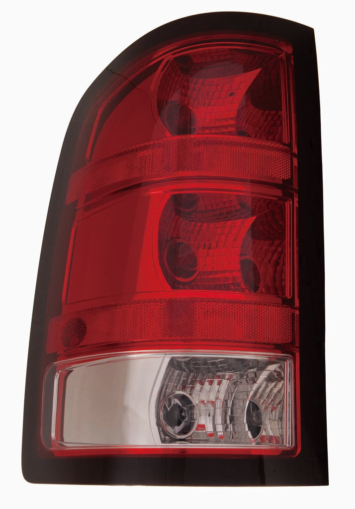 TAIL LAMP LH 1500 BASE MODEL DARK RED TRIM SMALL 921 BACK-UP BULB HQ