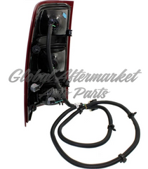 TAIL LAMP RH 2ND DESIGN W/O DARK RED TRIM W/SMALL BACK-UP BULB EXCLUDE BASE/DUALLY MODEL CAPA