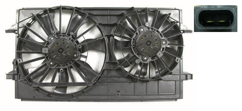 COOLING FAN ASSY 2.2L/3.5L/3.9L FOR MALIBU 04-08/MAXX 04-07/ 2.4L/3.5L FOR G6 05-10/ AURA 08-09 PLEASE CHECK PICTURE