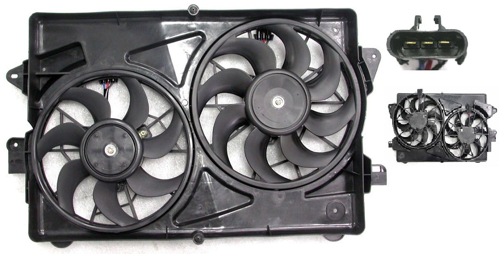 COOLING FAN ASSY 3 PIN PLUG