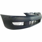 BUMPER FR PRIMED W/FOG LAMP HOLE M/T V6 CAPA — photo 3