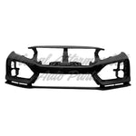BUMPER FR PRIMED BLACK EXCEPT TYPE R — photo 2