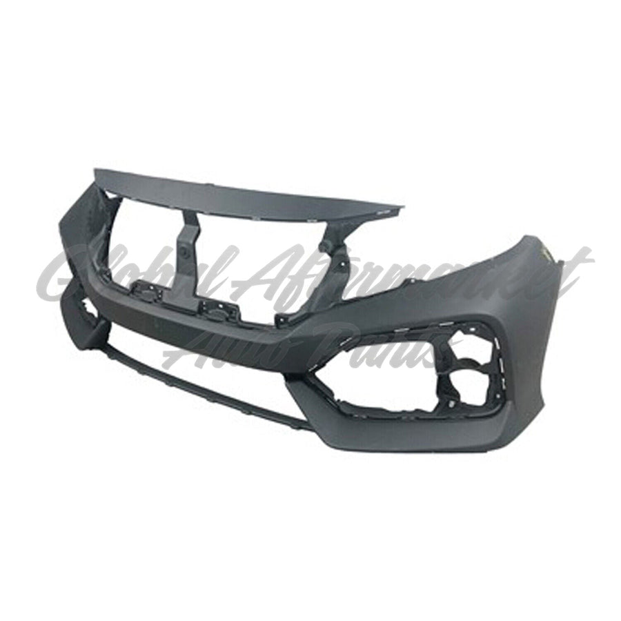 BUMPER FR PRIMED BLACK EXCEPT TYPE R CAPA