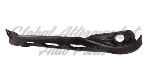 BUMPER LOWER FR W/FOG LAMP HOLE TEXTURED CAPA