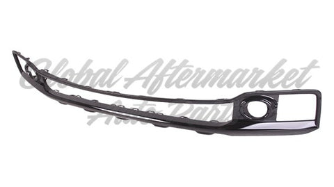 BUMPER TRIM FR LOWER PTD BLACK W/FOGS