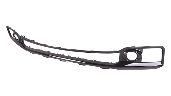 BUMPER TRIM FR LOWER PTD BLACK W/FOGS