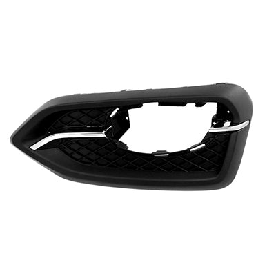 FOG LAMP BEZEL FR RH CHROME/BLACK W/O TRIM RING EXCLUDE SI MODELS