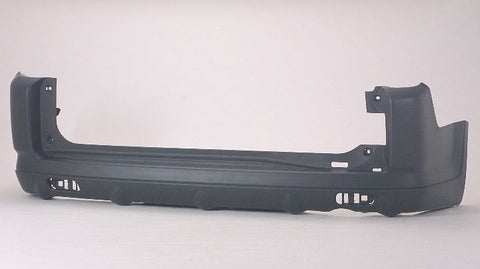 BUMPER RR MATTE BLACK CAPA