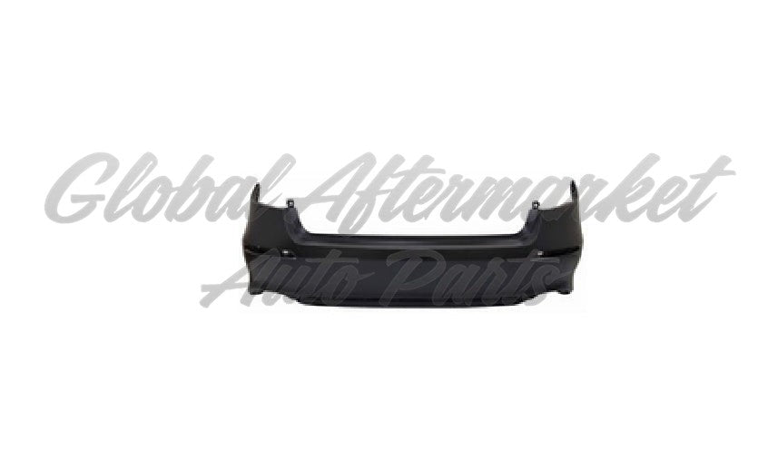 BUMPER RR PRIMED SDN W/O SENSOR NORTH AMERICAN BUILT CAPA