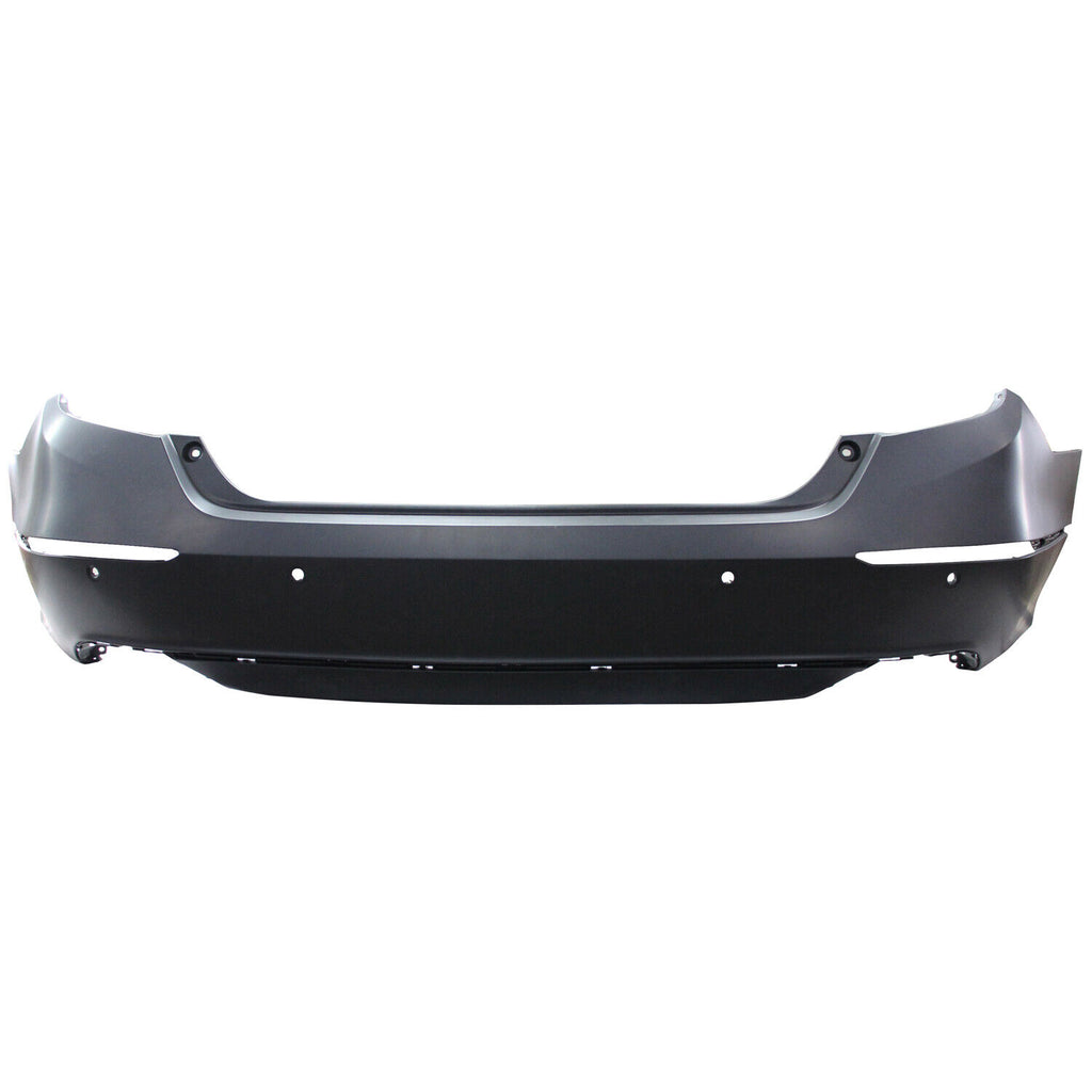 BUMPER RR PRIMED W/PARK ASSIST SENSOR / CHROME MOLDING FITS SDN EX-L AND TOURING