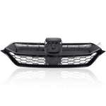 GRILLE FR BRIGHT BLACK BARE OF ALL MOULDINGS — photo 1