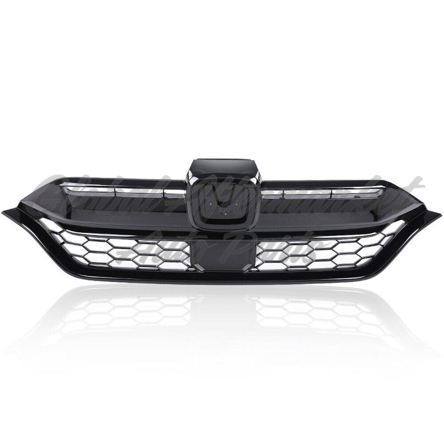 GRILLE FR BRIGHT BLACK BARE OF ALL MOULDINGS