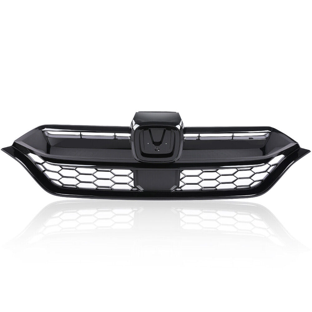 GRILLE FR BRIGHT BLACK BARE OF ALL MOULDINGS