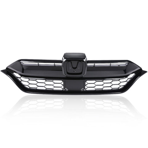 GRILLE FR BRIGHT BLACK BARE OF ALL MOULDINGS