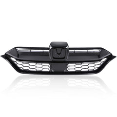 GRILLE FR BRIGHT BLACK BARE OF ALL MOULDINGS