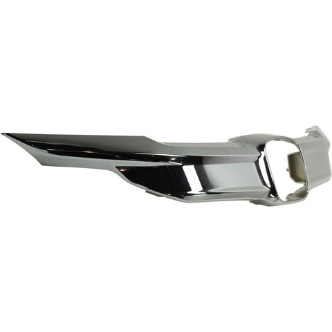 GRILLE MOULDING SMOKE BLACK CHROME