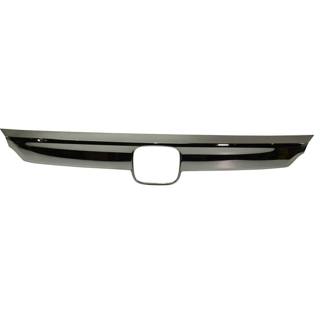 GRILLE MOULDING CENTER CHROME/SMOKE BLACK W/SPORT