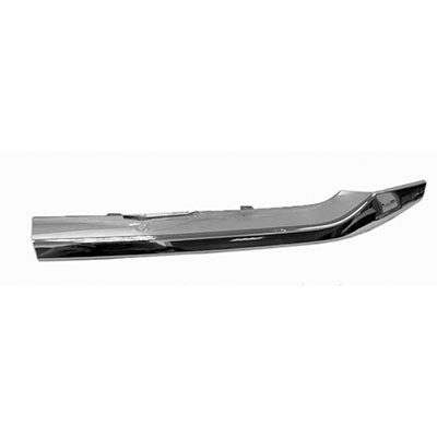 GRILLE MOULDING LH UPPER CHROME