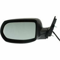 DOOR MIRROR LH POWER BLACK TEXTURED FLAT GLASS W/O SIGNAL/HEAT
