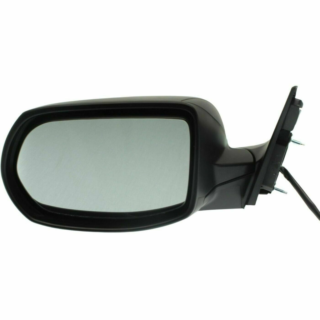 DOOR MIRROR LH POWER BLACK TEXTURED FLAT GLASS W/O SIGNAL/HEAT