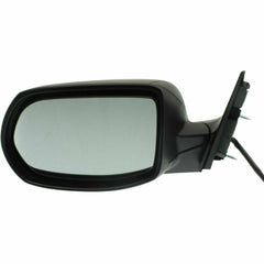 DOOR MIRROR LH POWER BLACK TEXTURED FLAT GLASS W/O SIGNAL/HEAT