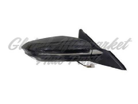DOOR MIRROR RH POWER PTM HTD W/BLIND SPOT/SIGNAL