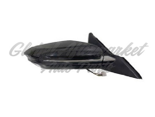 DOOR MIRROR RH POWER PTM HTD W/BLIND SPOT/SIGNAL